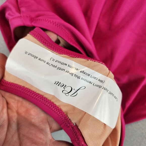 J. Crew NEW Women's Ruched V-neck Swimsuit One-Piece Vacation Boho Beach Swim 12 - Picture 9 of 11